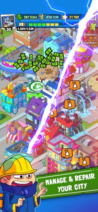 灾难小镇游戏(disaster town)下载,灾难小镇,建造游戏,模拟游戏